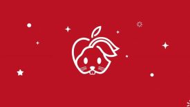 苹果发布兔年LOGO设计！网友：像个梳了偏分的老鼠？