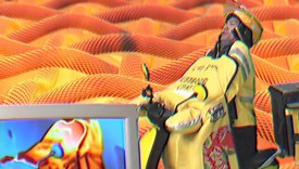 美团跑腿这支短片，画风好像小时候的电视内衣广告