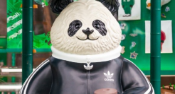 阿迪达斯x中国艺术家邓卓越，推出“三叶草熊猫”系列